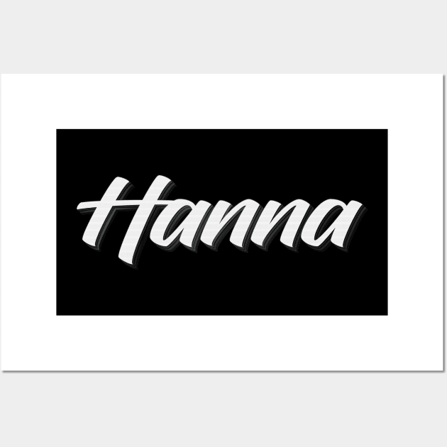 Hanna My Name Is Hanna! Wall Art by ProjectX23Red